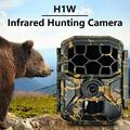 Fotocamera da caccia H1W 8K con pannello solare - WiFi/Bluetooth - Mimetica