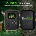 Fotocamera da caccia H1W 8K con pannello solare - WiFi/Bluetooth - Mimetica