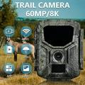 Fotocamera da caccia H2W 8K con WiFi e pannello solare - Mimetica