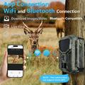 Fotocamera da caccia H2W 8K con WiFi e pannello solare - Mimetica