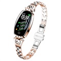 H8 Women's Bluetooth Activity Tracker - Rose Gold