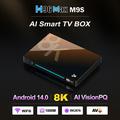H96 MAX M9S Android 14 TV Box - 4GB/32GB, decodifica video 8K