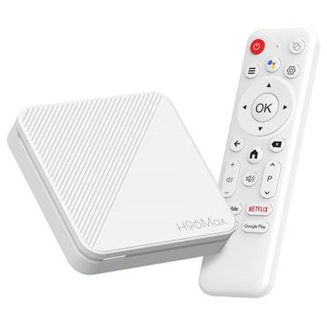H96 Max H313 4K Ultra HD Android TV Box con telecomando vocale - Bianco