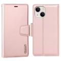 Custodia a Portafoglio Hanman Mill per iPhone 14 Plus - Rosa Oro