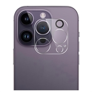 Protezione in vetro temperato per l'obiettivo della fotocamera HD dell'iPhone 15 Pro/15 Pro Max - Trasparente
