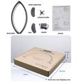 HD-M11X 28" lampada LED di bellezza da scrivania senza ombre, a forma di U