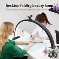 HD-M11X 28" lampada LED di bellezza da scrivania senza ombre, a forma di U