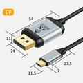 Cavo da USB-C a DisplayPort HD022 - 1.8m - Nero