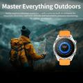 HD300Pro Orologio sportivo intelligente con GPS a 5 satelliti, mappe offline e lingua danese - Arancione