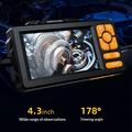HD813 Borescopio/endoscopio industriale da 10m con schermo IPS da 4.3", 1080p, obiettivo da 8mm - Nero