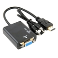 Adattatore HDMI / VGA con Cavo AUX da 3.5mm