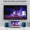 Adattatore da HDMI a HDMI e VGA con porta micro USB per alimentazione e jack audio da 3.5mm