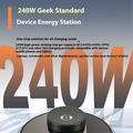 HHW H688 Stazione di ricarica wireless 6-in-1 con sveglia - 240W - Nero