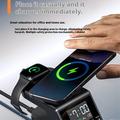 HHW H688 Stazione di ricarica wireless 6-in-1 con sveglia - 240W - Nero