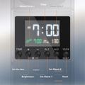 HHW H688 Stazione di ricarica wireless 6-in-1 con sveglia - 240W - Nero
