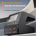 HHW H688 Stazione di ricarica wireless 6-in-1 con sveglia - 240W - Nero