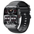 Smart Watch HK80 con schermo curvo AMOLED, chiamate Bluetooth, monitoraggio della salute e NFC