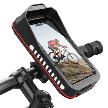 HL-176A Porta telefono a sgancio rapido per biciclette e moto - 7" - Nero