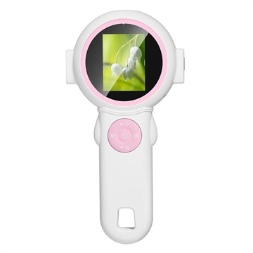 HM020J Lente d\'ingrandimento digitale per bambini / Mini microscopio e fotocamera - Pink
