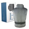 HP4076B Gilet riscaldante - Avvolgimento per spalle, collo e schiena - Grigio