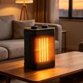 HQ29-290B Riscaldatore da tavolo in ceramica PTC da 1500W con funzione di oscillazione - Nero