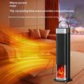 HQ30-300B Riscaldatore a torre in ceramica PTC da 2000W con effetto fiamma 3D - Nero