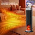 HQ30-300B Riscaldatore a torre in ceramica PTC da 2000W con effetto fiamma 3D - Nero