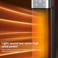 HQ30-300B Riscaldatore a torre in ceramica PTC da 2000W con effetto fiamma 3D - Nero