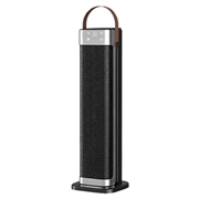 HQN217-22QD Riscaldatore a torre in ceramica PTC da 2000W con telecomando - Nero
