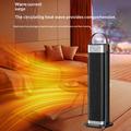 HQN217-22QD Riscaldatore a torre in ceramica PTC da 2000W con telecomando - Nero