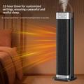 HQN217-22QD Riscaldatore a torre in ceramica PTC da 2000W con telecomando - Nero