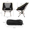 HS-334 Sedia da campeggio da esterno Moon Chair - Nero / Grigio