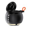 HT-571 Caricabatterie wireless magnetico 5 in 1 con altoparlante Bluetooth e luce notturna - Nero