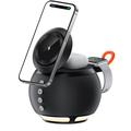 HT-571 Caricabatterie wireless magnetico 5 in 1 con altoparlante Bluetooth e luce notturna - Nero