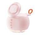 HT-571 Caricabatterie wireless magnetico 5 in 1 con altoparlante Bluetooth e luce notturna - Rosa