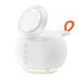 HT-571 Caricabatterie wireless magnetico 5 in 1 con altoparlante Bluetooth e luce notturna - Bianco