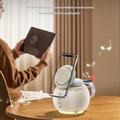 HT-571 Caricabatterie wireless magnetico 5 in 1 con altoparlante Bluetooth e luce notturna - Bianco