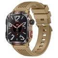 HT29 Orologio intelligente con bussola, rilevamento dell'altitudine e lingua danese - Marrone