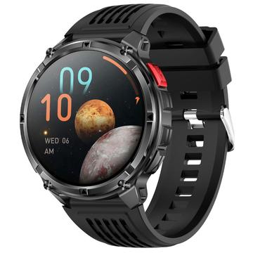 Smartwatch Bluetooth HT33 per il monitoraggio della salute con lingua danese - Display IPS da 1,7" - Nero