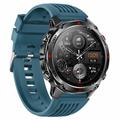 Smartwatch fitness HT37 con cardiofrequenzimetro e pressione sanguigna - Blu