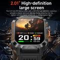 Orologio sportivo smart HT46 impermeabile con batteria da 1200mAh - Blu