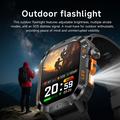 Orologio sportivo smart HT46 impermeabile con batteria da 1200mAh - Blu