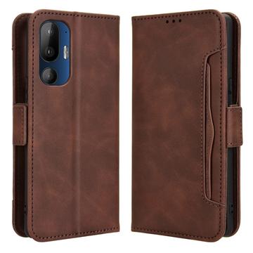 Custodia a Portafoglio Serie Cardholder per HTC U24 Pro - Marrone