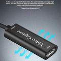 HU-02 Scheda di acquisizione video / Adattatore per streaming da HDMI a USB 3.0 - Nero