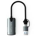 HU-04A Scheda di acquisizione video 2 in 1 da HDMI a USB-C/USB-A - Grigio