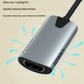HU-04A Scheda di acquisizione video 2 in 1 da HDMI a USB-C/USB-A - Grigio