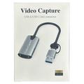 HU-04A Scheda di acquisizione video 2 in 1 da HDMI a USB-C/USB-A - Grigio