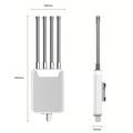 Router wireless HW1800M per esterni AX1800 WiFi 6 / Amplificatore WiFi - 4 antenne da 7 dBi