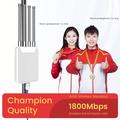 Router wireless HW1800M per esterni AX1800 WiFi 6 / Amplificatore WiFi - 4 antenne da 7 dBi