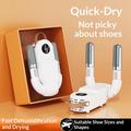 HXQ-07 Asciugascarpe pieghevole con timer intelligente - 130W - Bianco